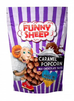 Попкорн у карамелі з молочним шоколадом