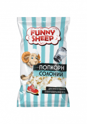 Попкорн з сіллю для приготування в м/х печі