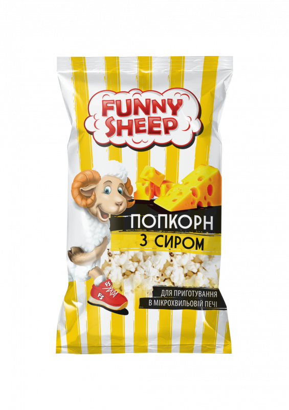 Попкорн з сиром для приготування в м/х печі